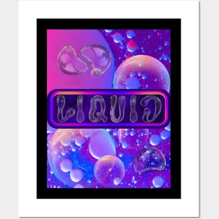 Liquid Vibe Posters and Art